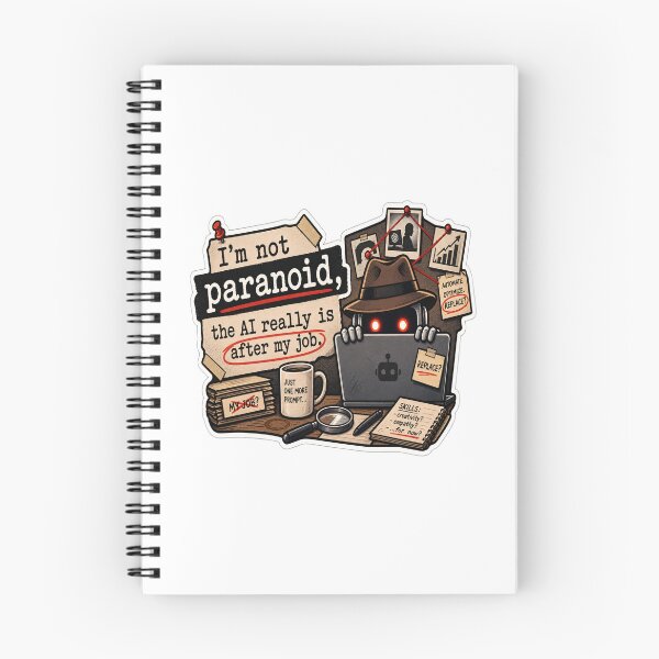 Item preview, AI Is After My Job Humor designed and sold by JMDG Studio.