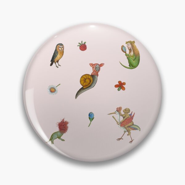 Item preview, whimsical medieval creatures - garden edition sticker pack designed and sold by mooneko.