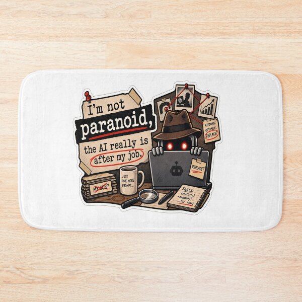 Item preview, AI Is After My Job Humor designed and sold by JMDG Studio.