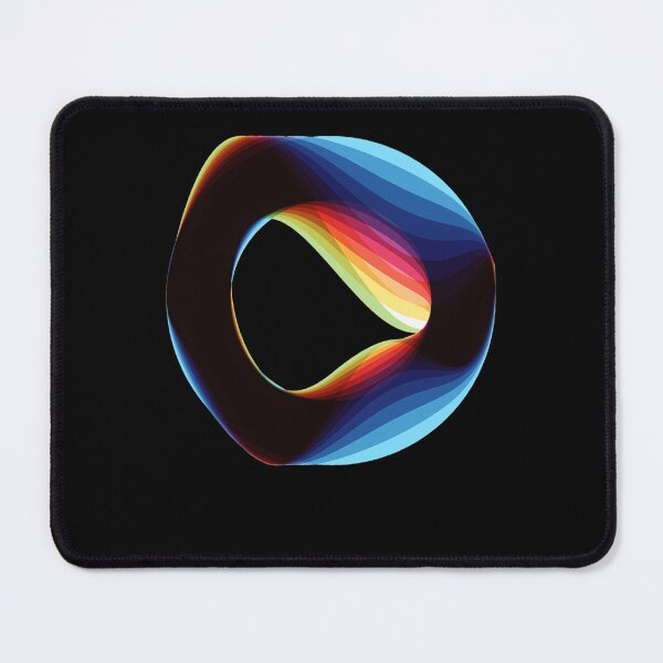 Item preview, Abstract Curved Gradient Ribbon Circle Swirl designed and sold by LeagueMarket.