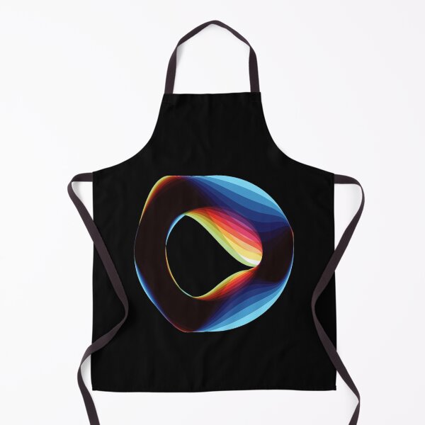 Item preview, Abstract Curved Gradient Ribbon Circle Swirl designed and sold by LeagueMarket.