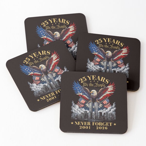 Item preview, Never Forget 25th Anniversary 9/11 Tribute designed and sold by cosettacir6382.