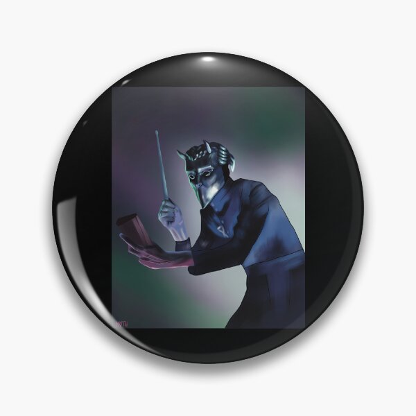 Item preview, Masked Musician Holding Stick And Cowbell designed and sold by LeagueMarket.