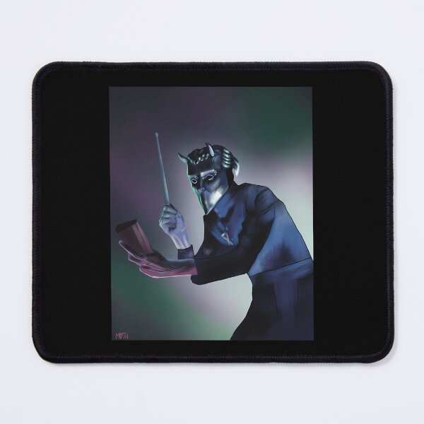 Item preview, Masked Musician Holding Stick And Cowbell designed and sold by LeagueMarket.