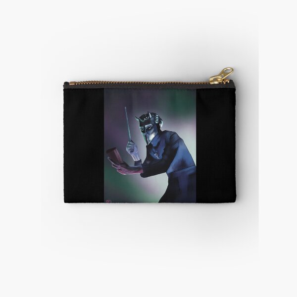 Item preview, Masked Musician Holding Stick And Cowbell designed and sold by LeagueMarket.