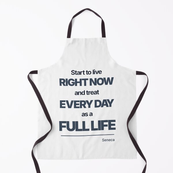 Item preview, Start to Live Right Now - Seneca - Minimalist Style Stoic Quote - Dark Version designed and sold by Stoic Core.