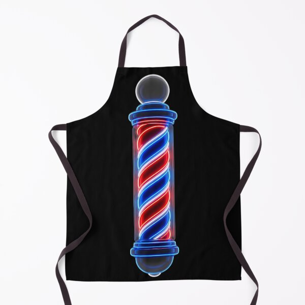 Item preview, 3D Realistic Neon Barber Pole Cyberpunk Glow Design designed and sold by Barber MD Culture.