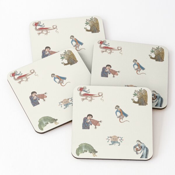 Item preview, weird medieval creatures - vomit/swallow edition sticker pack designed and sold by mooneko.