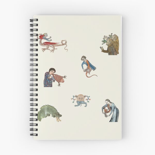Item preview, weird medieval creatures - vomit/swallow edition sticker pack designed and sold by mooneko.