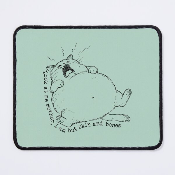 Item preview, Look at me mother, I am but skin and bones cat designed and sold by LunarDesignzz.