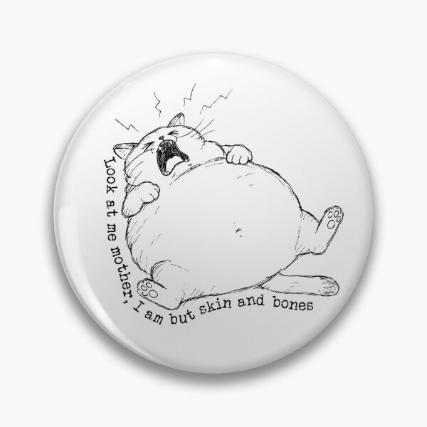 Item preview, Look at me mother, I am but skin and bones cat designed and sold by LunarDesignzz.