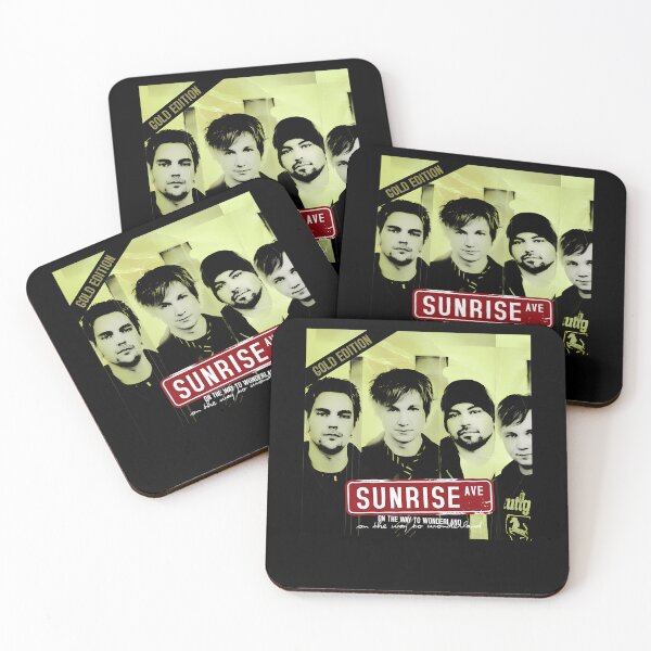 Item preview, Four Musician Portraits Red Street Sign Gold Edition designed and sold by LeagueMarket.