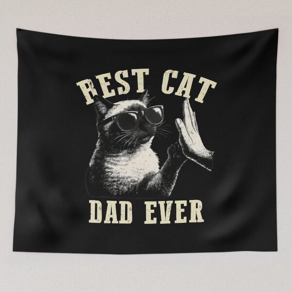 Item preview, Best Cat Dad Ever Siamese Cat Sunglasses High Five designed and sold by Dmo3HarkoArt.