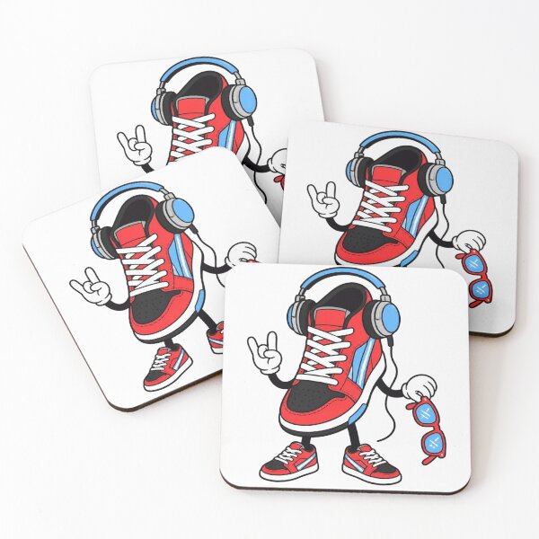 Item preview, Cool Sneaker Headphones Rock Character designed and sold by WearTheVibe Store.