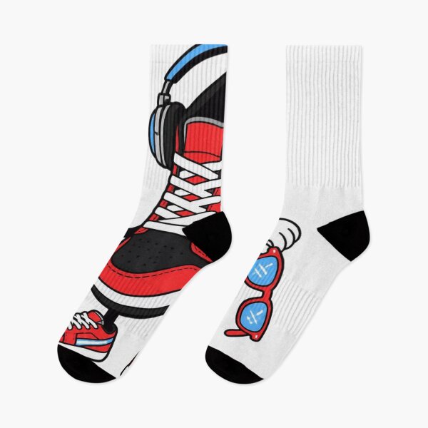 Item preview, Cool Sneaker Headphones Rock Character designed and sold by WearTheVibe Store.