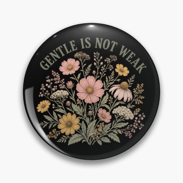 Item preview, Gentle Is Not Weak Floral Wreath  designed and sold by MOCH- ART.