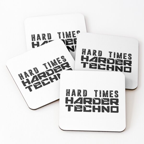 Item preview, Hard Times Harder Techno designed and sold by Autonetix.