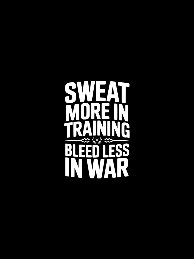 Thumbnail 4 of 4, iPhone Case, Sweat More In Training Bleed Less In War designed and sold by Fraxoweb.