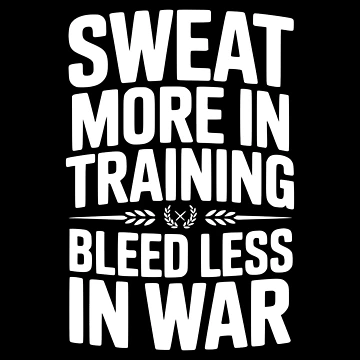 Artwork thumbnail, Sweat More In Training Bleed Less In War by Frank Ring