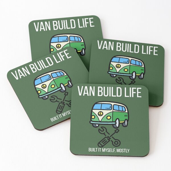 Item preview, Van Build Life, Built It Myself, Mostly Gift designed and sold by Zyvora-merch.
