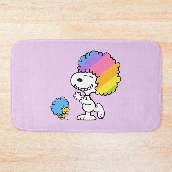 Item preview, Cute Snoopy And Woodstock Rainbow Afro Hair Pride designed and sold by Bohepa.