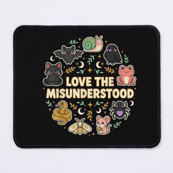 Item preview, Love the Misunderstood Cute Gothic Animals designed and sold by VioletNance.