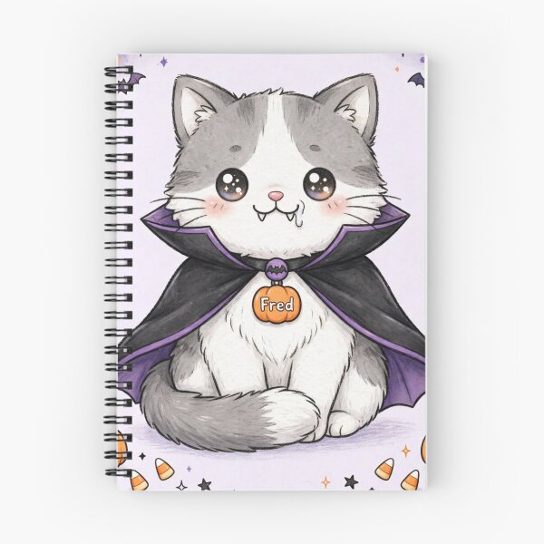 Item preview, Freda Vampire Kitten - Cute Halloween Cat with Cape designed and sold by MAISON SYLVIE.