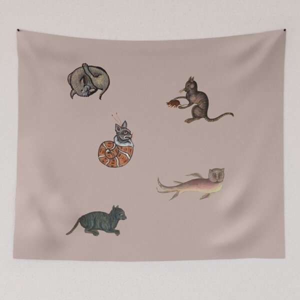 Item preview, medieval cats set 1 designed and sold by mooneko.