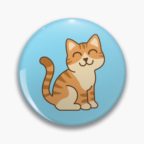 Item preview, The orange tabby cat is sitting and smiling sweetly at you. designed and sold by thailerd.