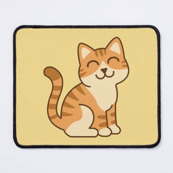 Item preview, The orange tabby cat is sitting and smiling sweetly at you. designed and sold by thailerd.