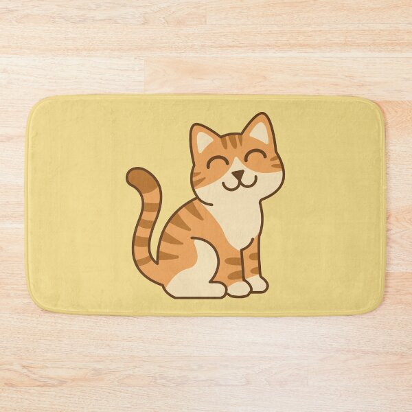 Item preview, The orange tabby cat is sitting and smiling sweetly at you. designed and sold by thailerd.