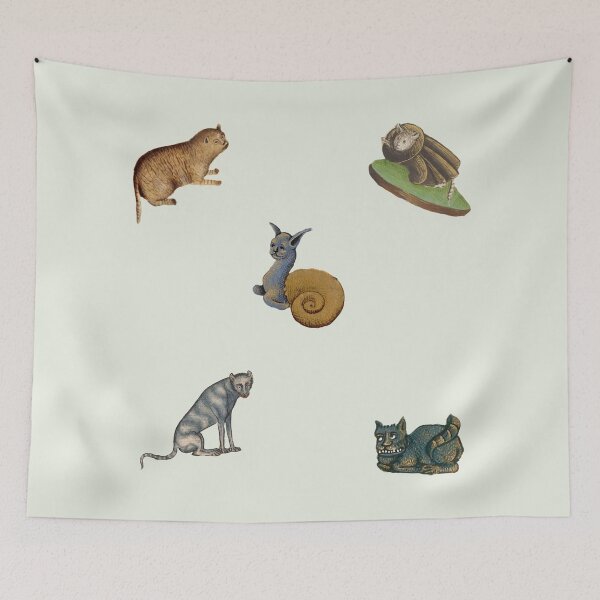 Item preview, medieval cats set 4 designed and sold by mooneko.