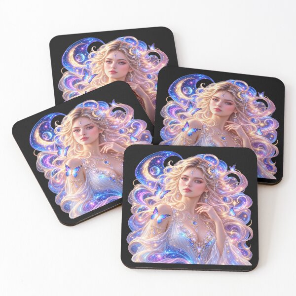 Item preview, Celestial Dream Enchantress – Goddess of Cosmic Beauty designed and sold by TroviTutto.
