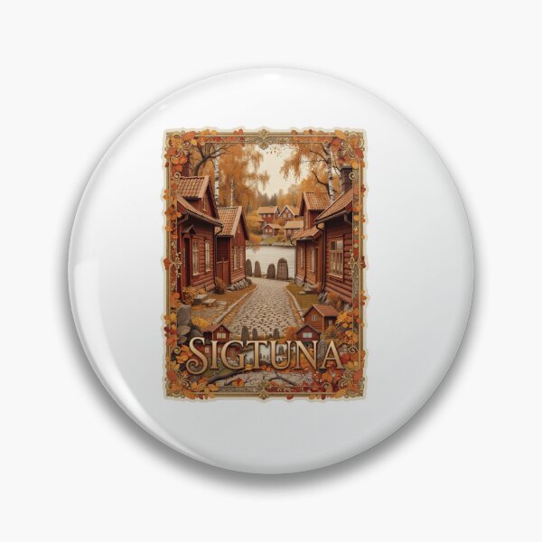 Item preview, Sigtuna Autumn Cityscape designed and sold by Imaginarium of Chaos falcon88 .