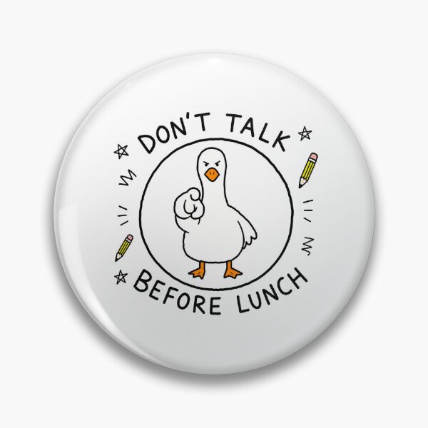 Item preview, Don't Talk Before Lunch designed and sold by MonkiFlipp.