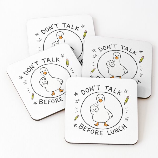 Item preview, Don't Talk Before Lunch designed and sold by MonkiFlipp.