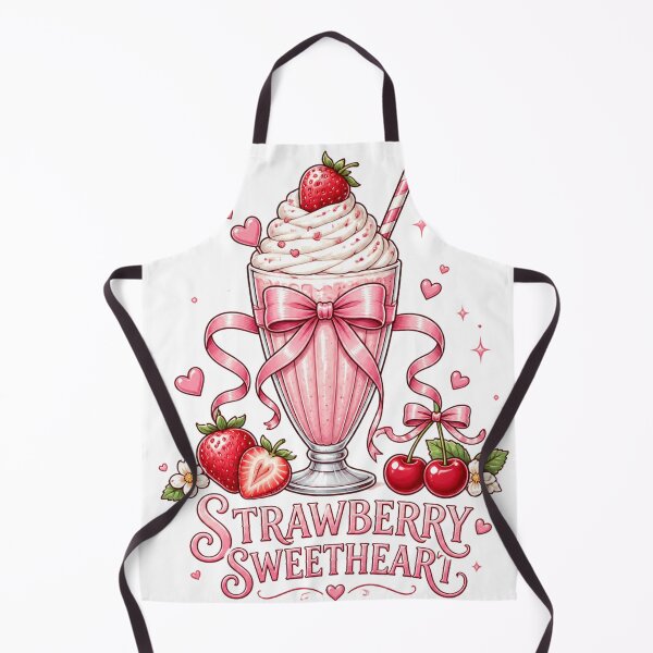 Item preview, Cute Strawberry Milkshake Pink Dessert Sweet Treat designed and sold by TibbuTees.
