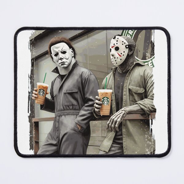Item preview, Horror Villains Coffee Break Pop Culture Tee designed and sold by LisaTran96293.