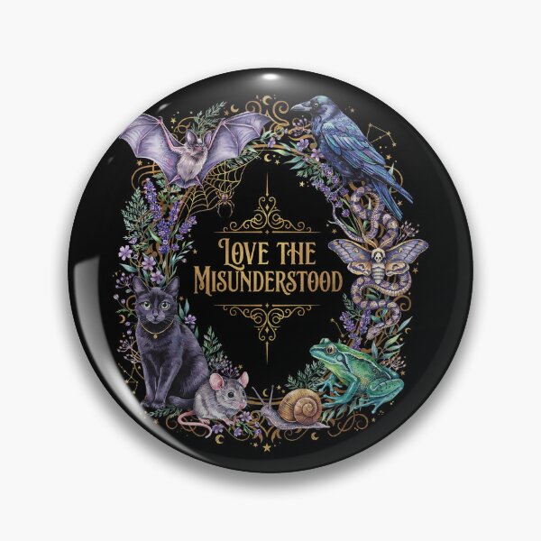 Item preview, Love the Misunderstood Gothic Animals Botanical Art designed and sold by VioletNance.
