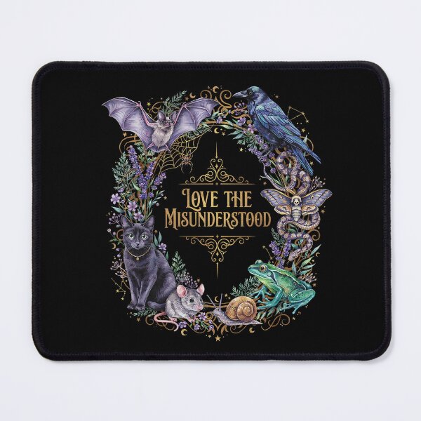 Item preview, Love the Misunderstood Gothic Animals Botanical Art designed and sold by VioletNance.
