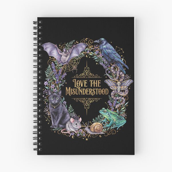 Item preview, Love the Misunderstood Gothic Animals Botanical Art designed and sold by VioletNance.