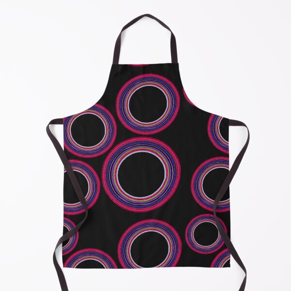 Item preview, Vibrant Rainbow Endless Circles Abstract Line Art⁠ designed and sold by LittleHappiness by Kamollak .
