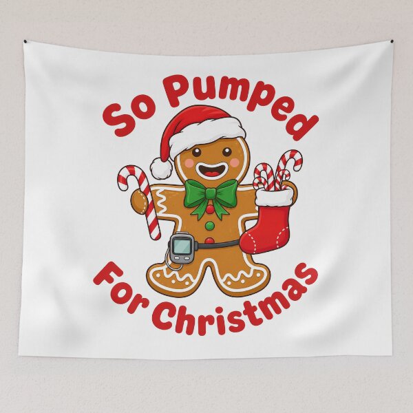 Item preview, So Pumped Christmas Gingerbread designed and sold by Gerhard-VIN.