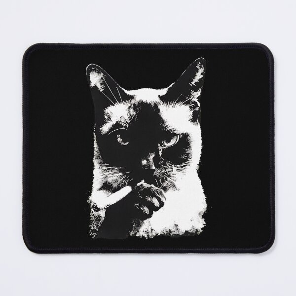 Item preview, Edgy Cat Smoking Graphic Art designed and sold by Dmo3HarkoArt.