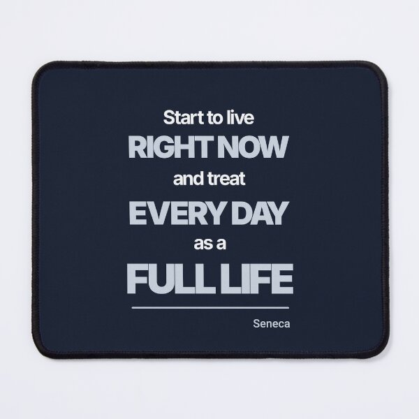 Item preview, Start to Live Right Now - Seneca - Minimalist Style Stoic Quote - Light Version designed and sold by Stoic Core.