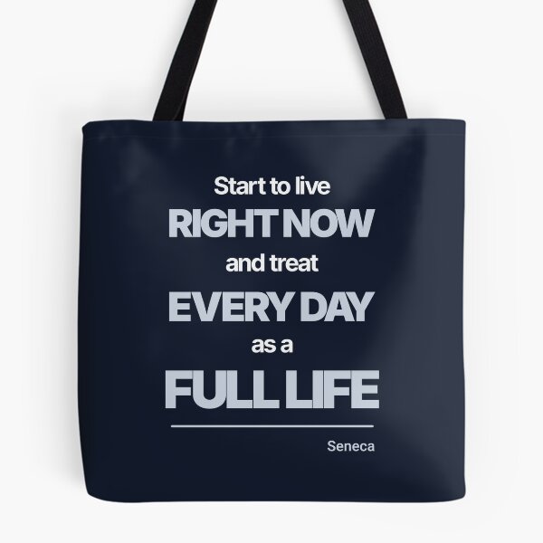Item preview, Start to Live Right Now - Seneca - Minimalist Style Stoic Quote - Light Version designed and sold by Stoic Core.