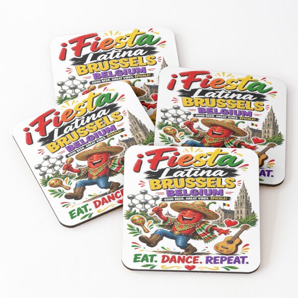 Item preview, Fiesta Latina Brussels Belgium – Colorful Latin Celebration Design designed and sold by Sushikidsntoddlers.