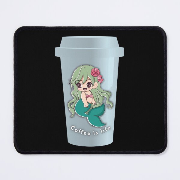 Item preview, Cute Coffee Lover Chibi Fantasy Design designed and sold by unboxedbyJuls.