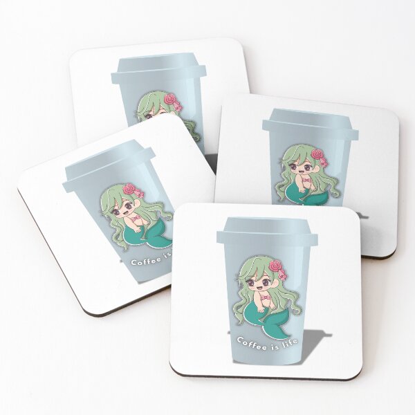 Item preview, Cute Coffee Lover Chibi Fantasy Design designed and sold by unboxedbyJuls.