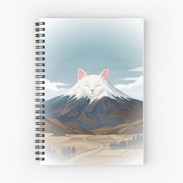 Item preview, Mount Catji Surreal Cat Mountain Landscape designed and sold by HometownCozyCo.